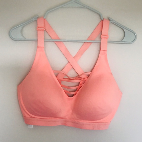 Super cute florescent pink Victoria Secret sports bra. - Picture 1 of 4